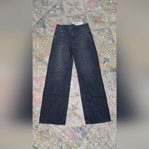 NWT AMERICAN EAGLE BLACK STOVEPIPE JEANS